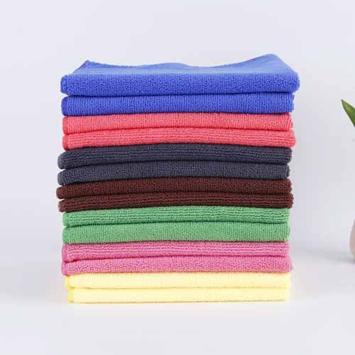 80% Polyester 20% Polyamide Colorful Microfiber Cloth Kitchen Microfiber Towel Microfiber Car Cleaning Towel