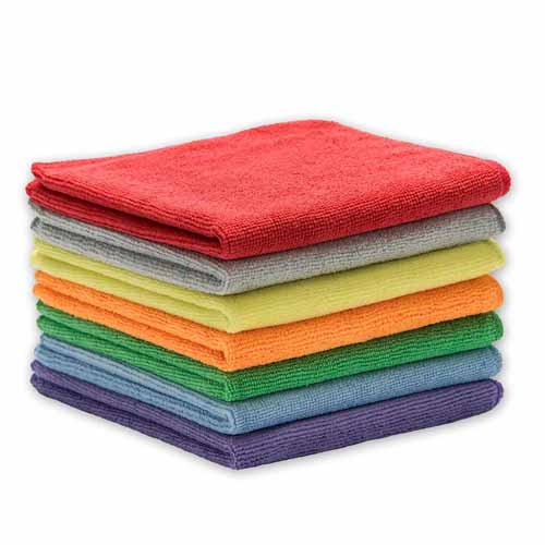 Microfiber Cloth Soft and Thick Detailing Cloth 32*32cm 250GSM Polyester and Polyamide