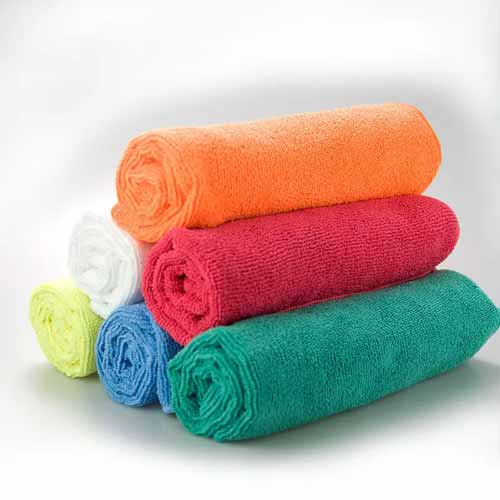 Absorbent microfiber towel cleaning cloth and high quality microfiber towel