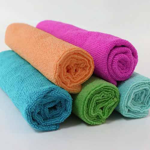 Premium Microfiber Car Cleaning Cloth - 300GSM, Customizable Color for Superior Absorbency
